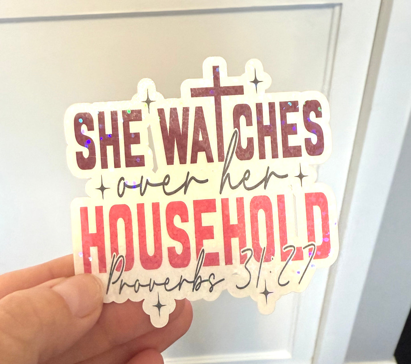 She Watches sticker