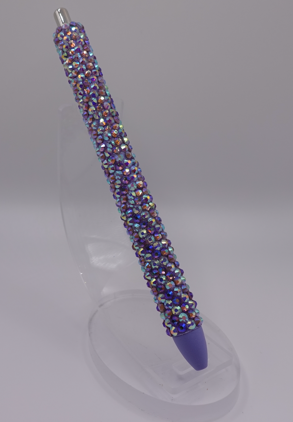 Purple Two-Toned Rhinestone pen