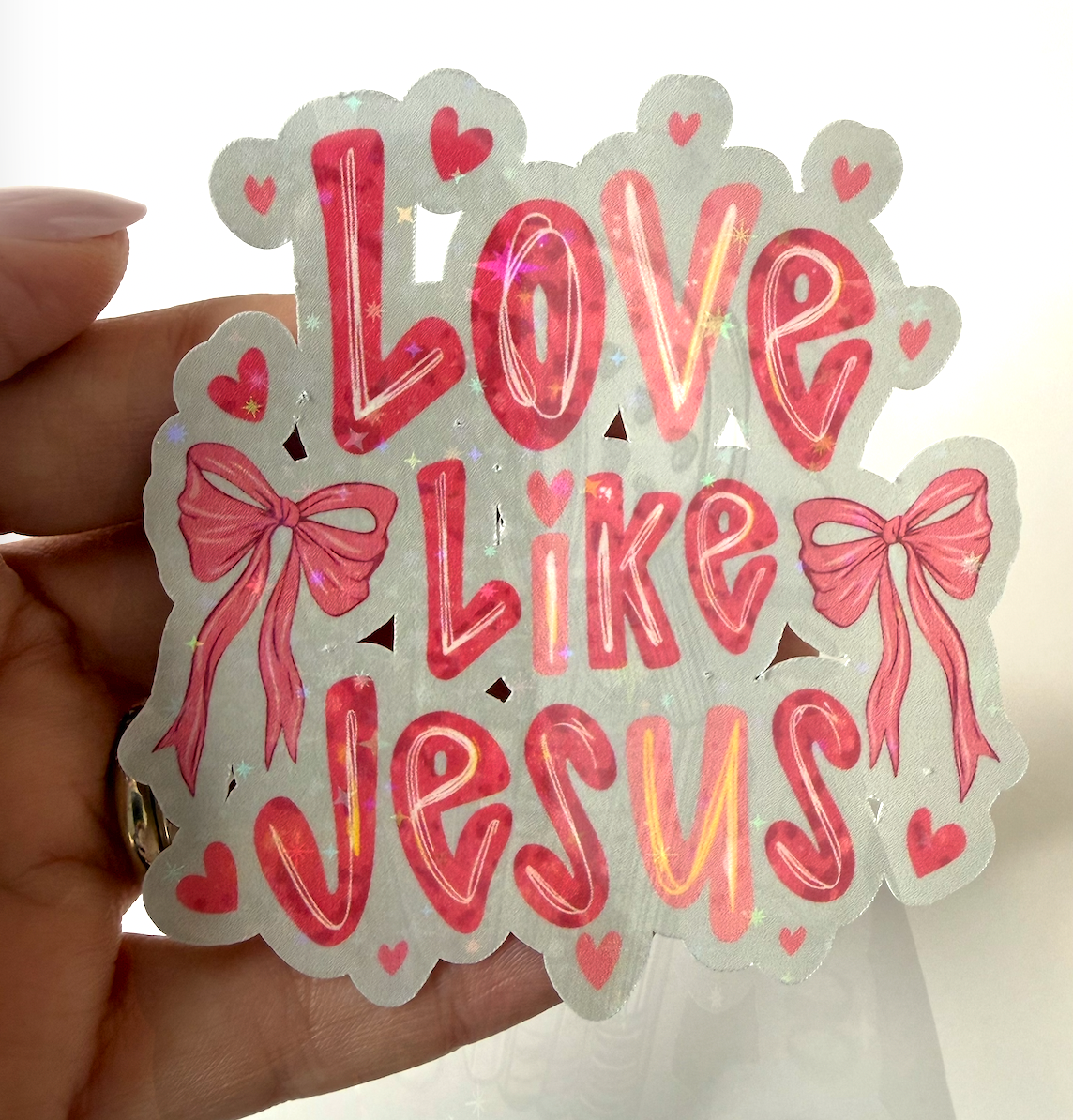 Love Like Jesus Sticker
