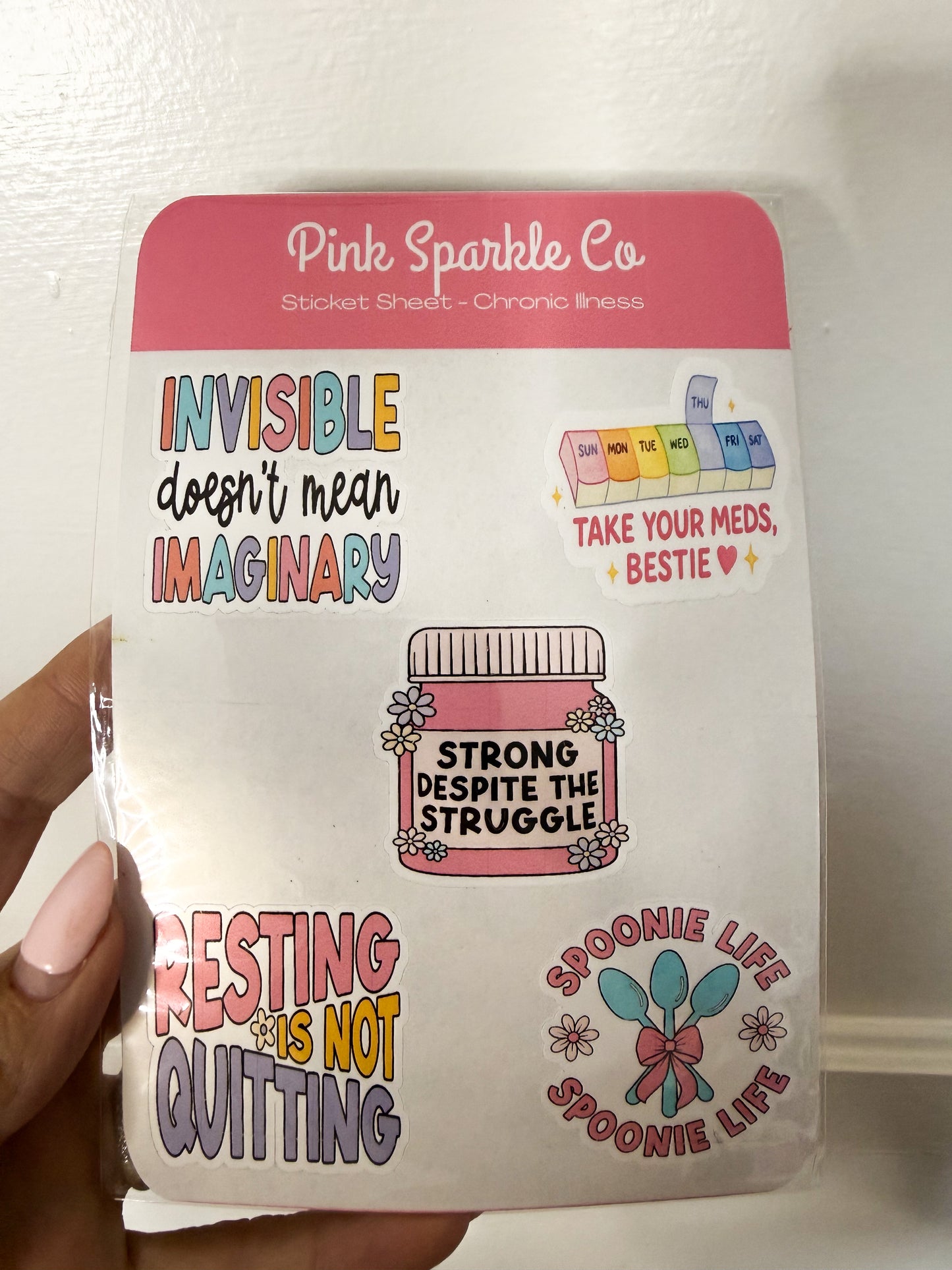 Sticker Sheet - Chronic Illness