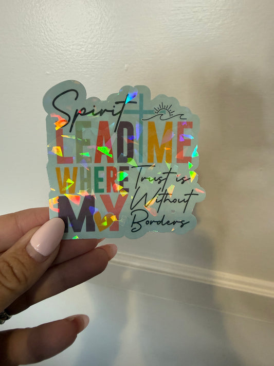 Spirit Lead Me sticker