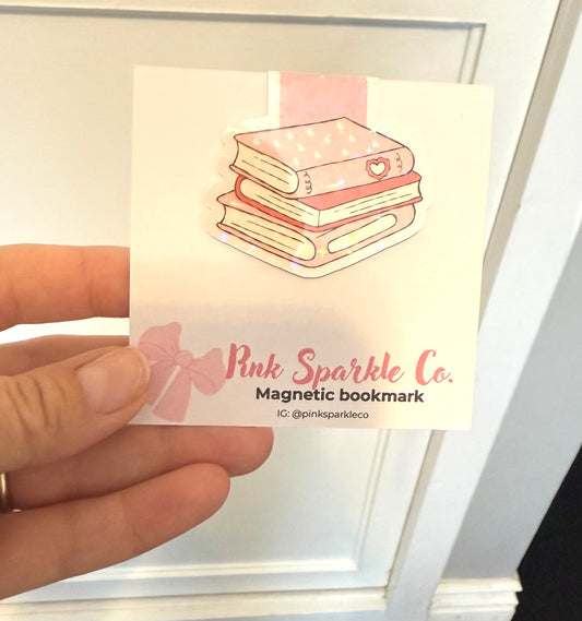Pink Book magnetic bookmark