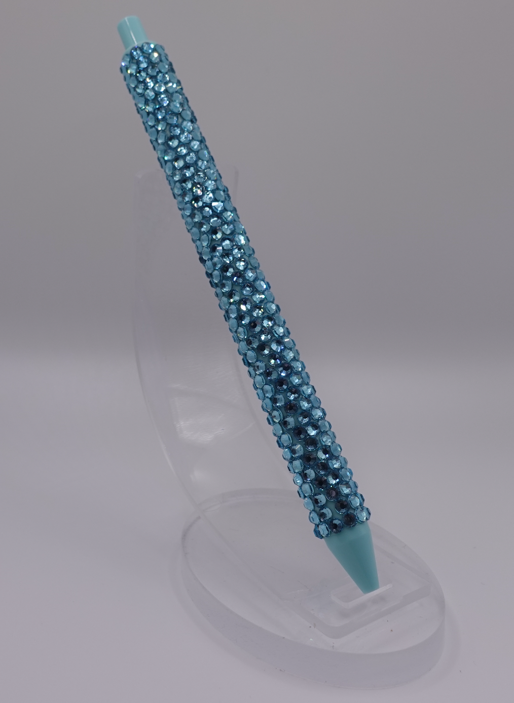 Light Blue Rhinestone pen