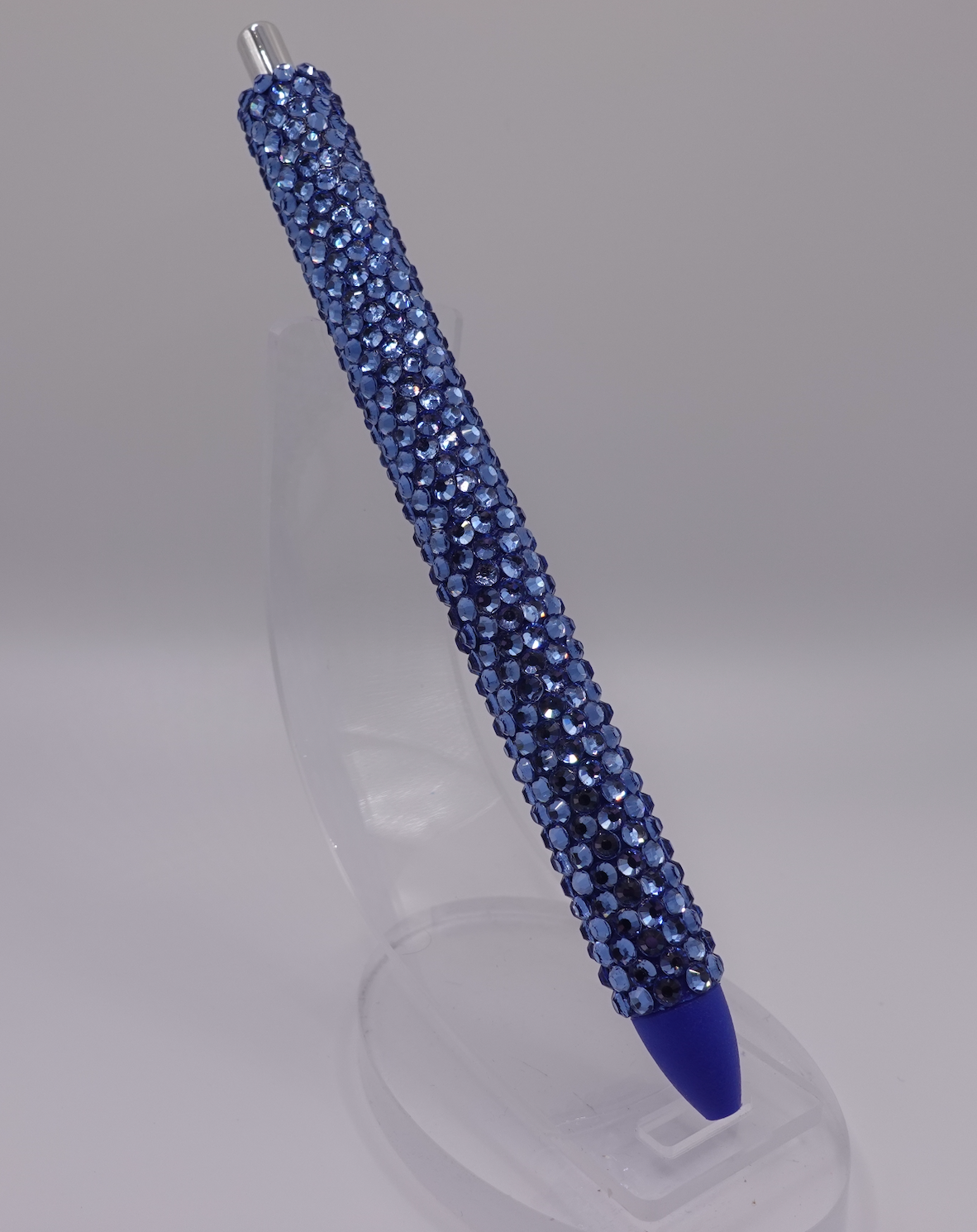 Blue Rhinestone pen