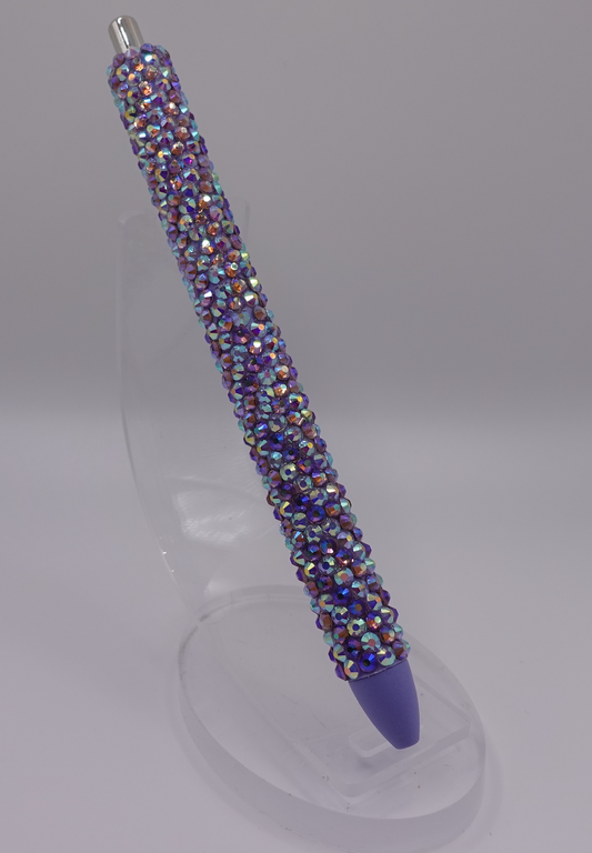 Purple Two-Toned Rhinestone pen