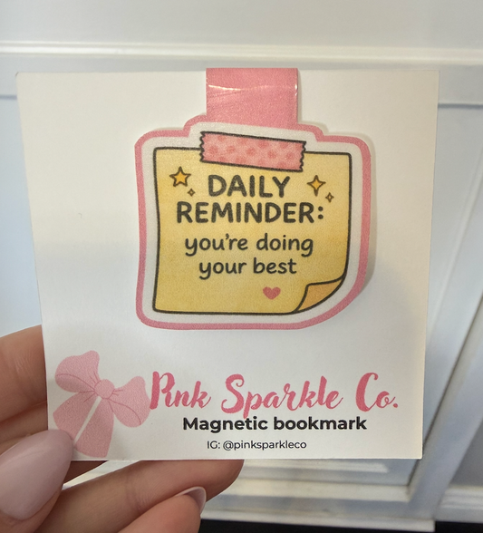 Daily Reminder Magnetic Bookmark