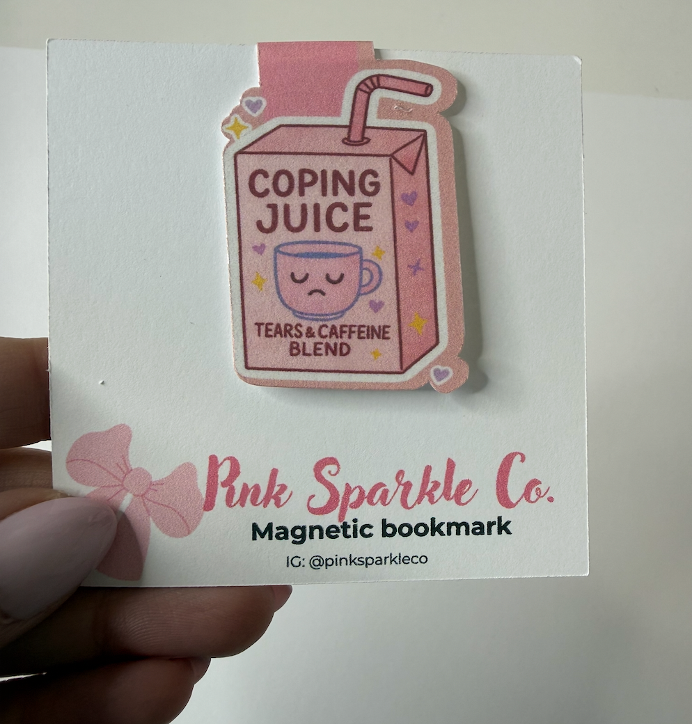 Coping Juice Magnetic Bookmark