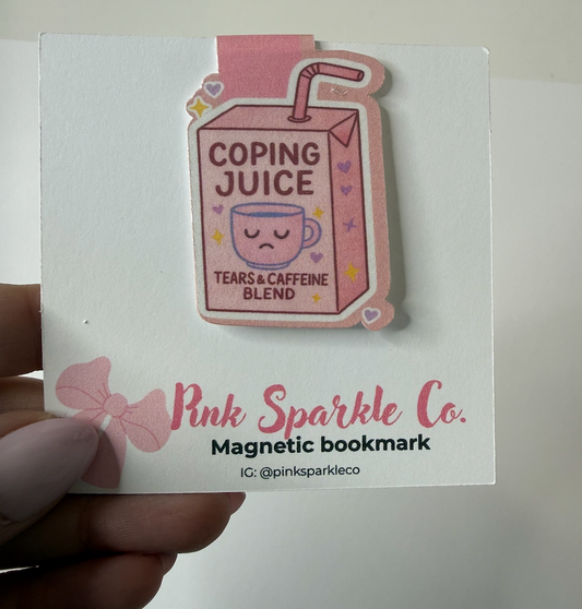 Coping Juice Magnetic Bookmark